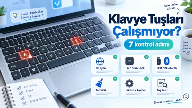 Klavye Tuşları Çalışmıyor Ne Yapılır?